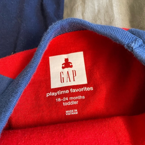 GAP Logo Colorblock T-shirt For Toddler Size 18-24M - Picture 4 of 5